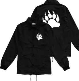 Bear Paws Chest Mens Coaches Jacket