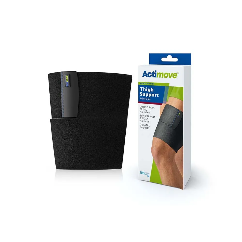 Actimove Sports Edition Thigh Support, Adjustable, Universal, Black