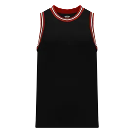 Athletic Knit (AK) B1710Y-348 Youth Chicago Bulls Black Pro Basketball Jersey