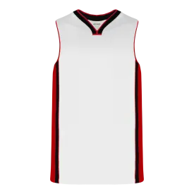 Athletic Knit (AK) B1715A-415 Adult Chicago Bulls White Pro Basketball Jersey