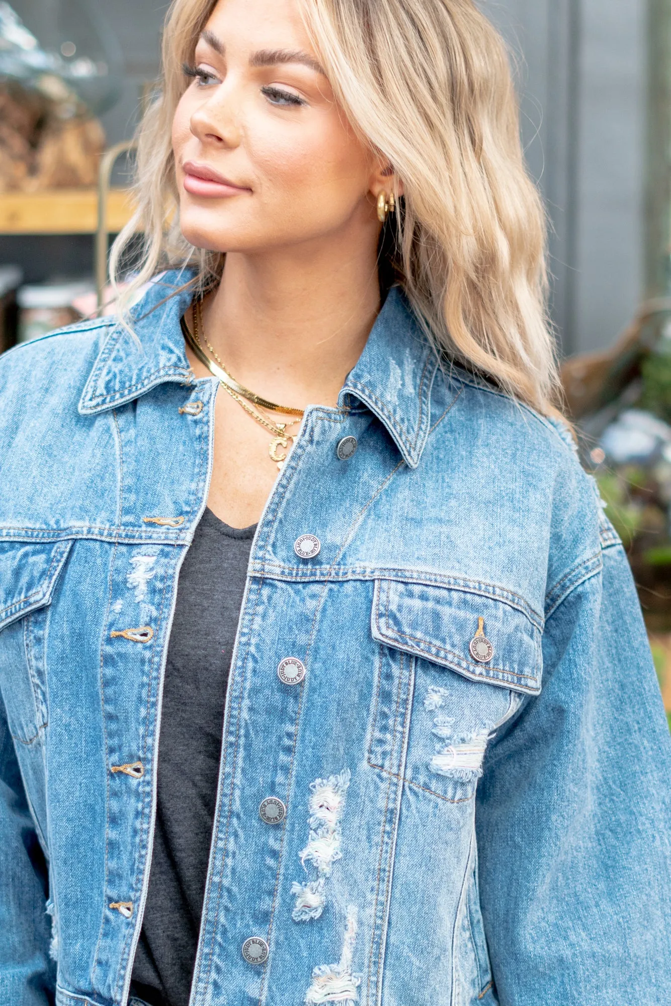 Christina Boyfriend Denim Jacket