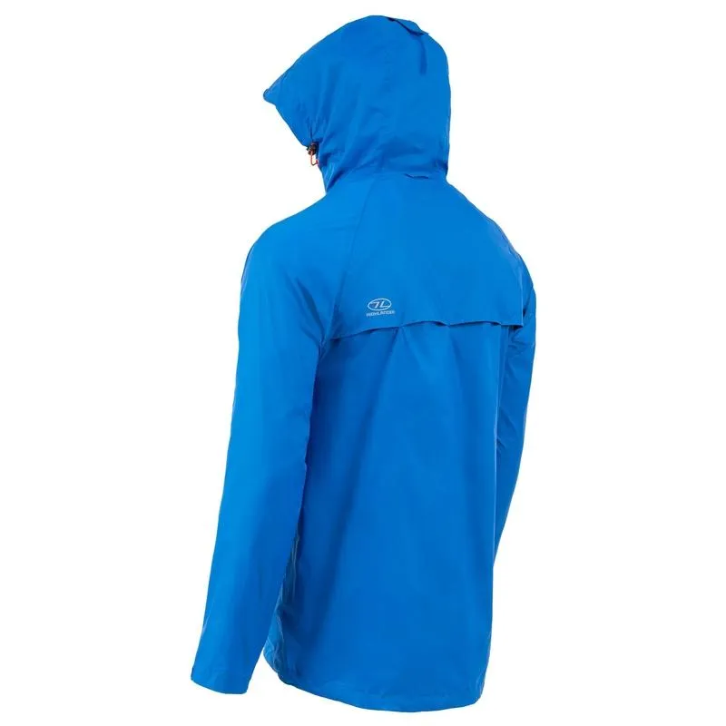 Highlander Stow & Go Unisex Waterproof Pack-Away Jacket - Blue