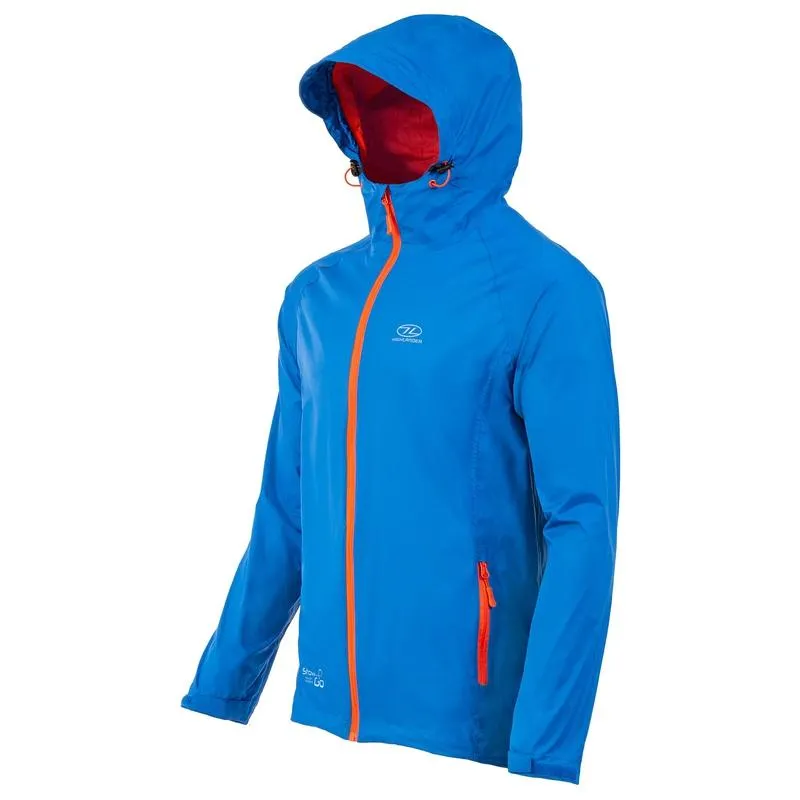 Highlander Stow & Go Unisex Waterproof Pack-Away Jacket - Blue