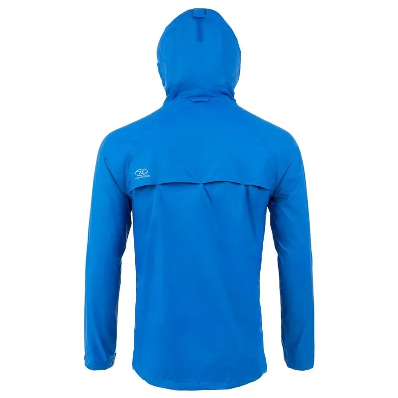 Highlander Stow & Go Unisex Waterproof Pack-Away Jacket - Blue