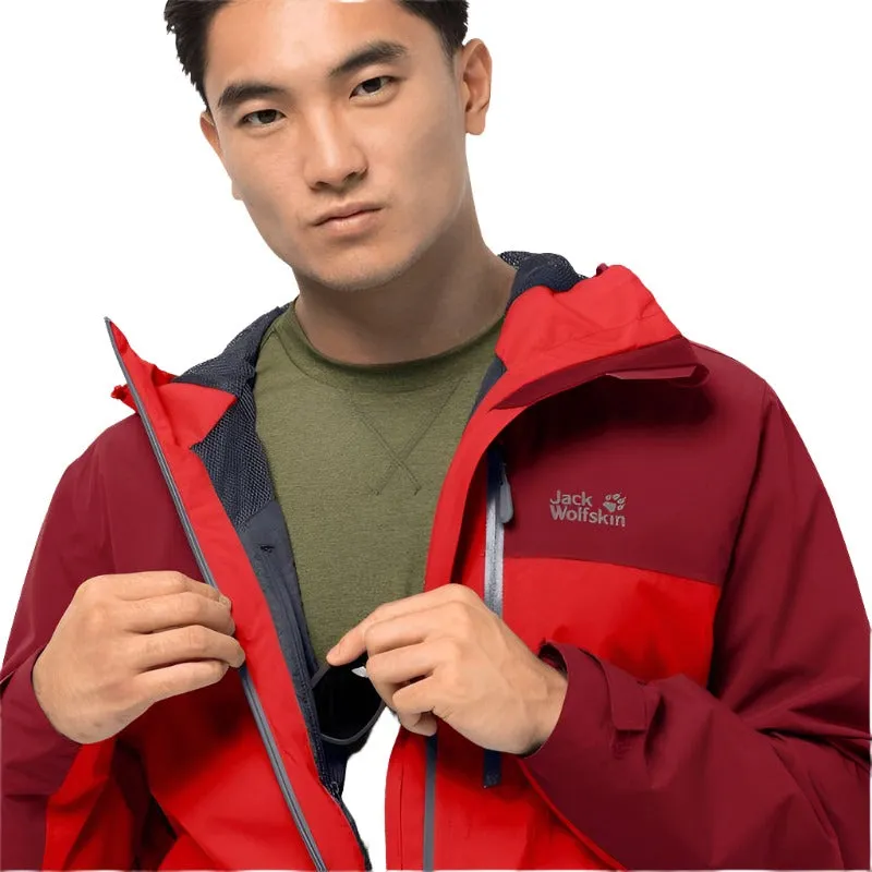 Jack Wolfskin Mens Go Hike Jacket - Fiery Red