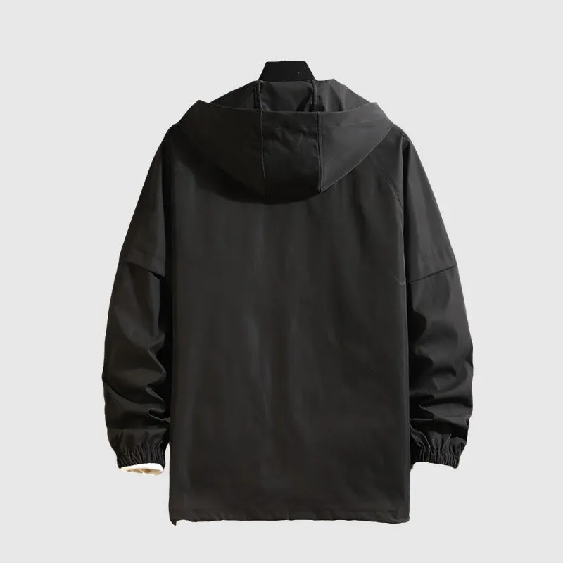 Men's Cotton Shell Pullover Jacket