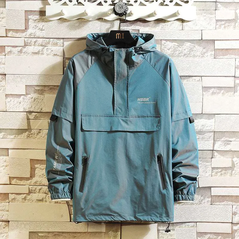 Men's Cotton Shell Pullover Jacket