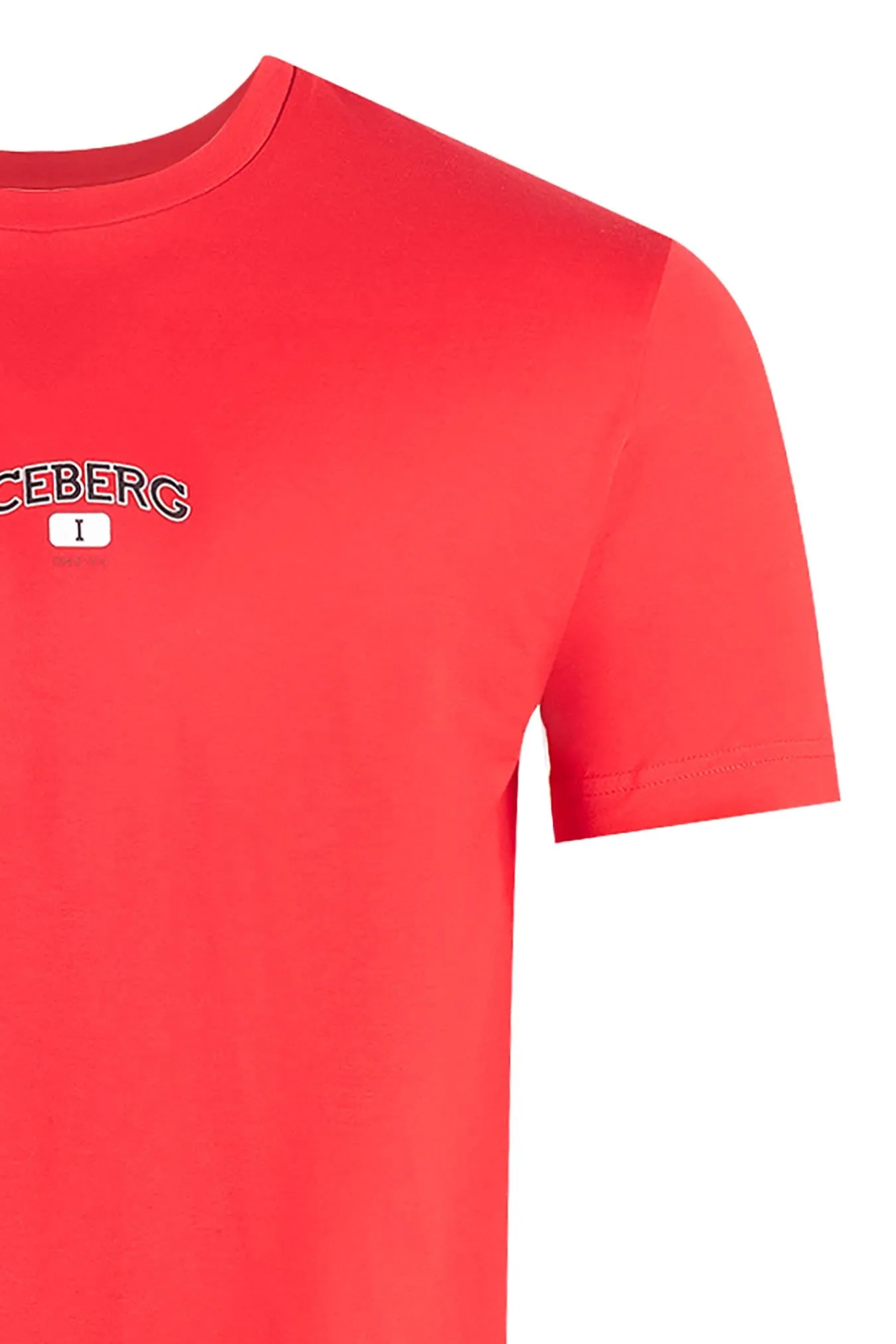 Print Center Logo T-Shirt (Red) - I23F02L63254571