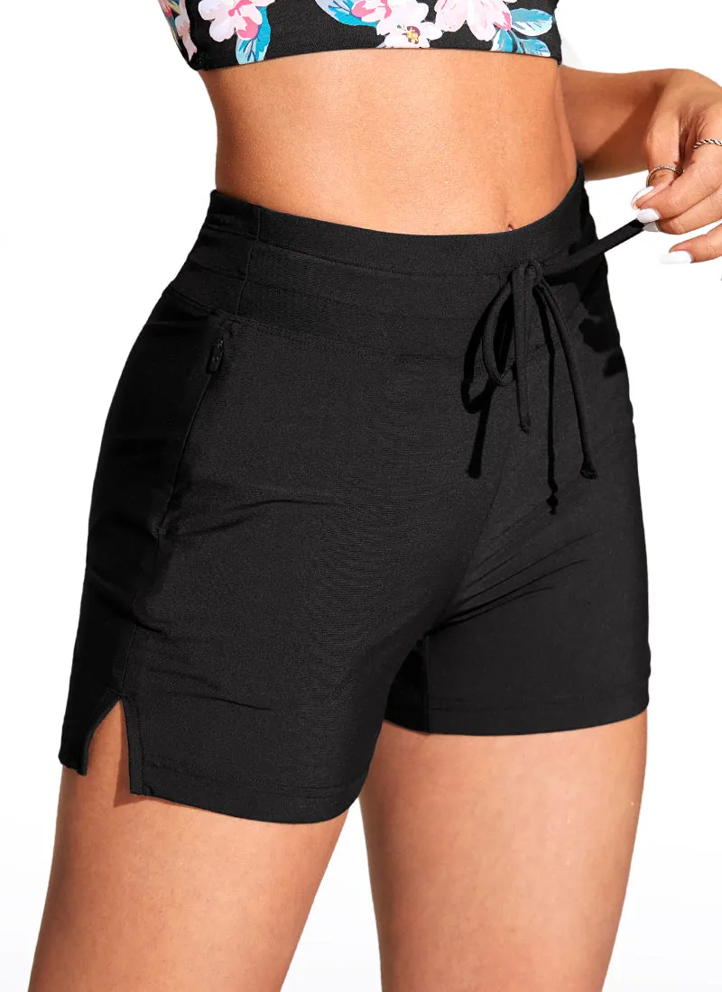 Sunshine Swim Shorts with Side Split 4''